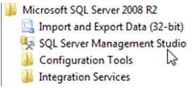 SQL Server Management Studio Location