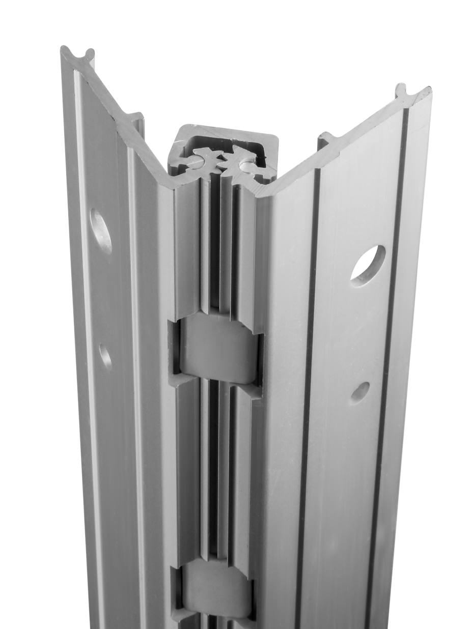 681HD Aluminum Geared Hinge, Bi-Fold Application, No Inset, Full Surface