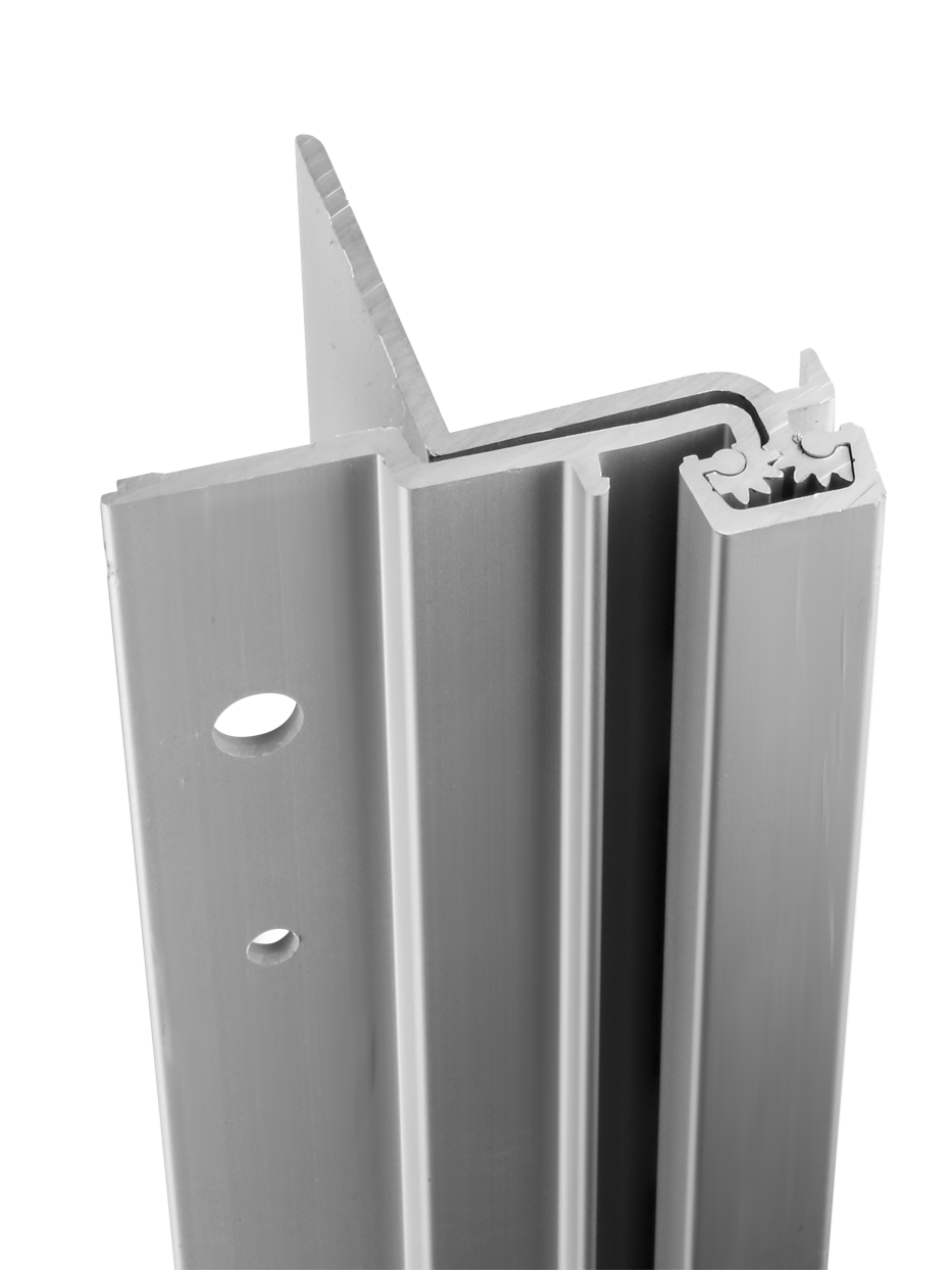 675HD Half Surface Aluminum Continuous Hinges, 1/32" Inset, Flush Mount