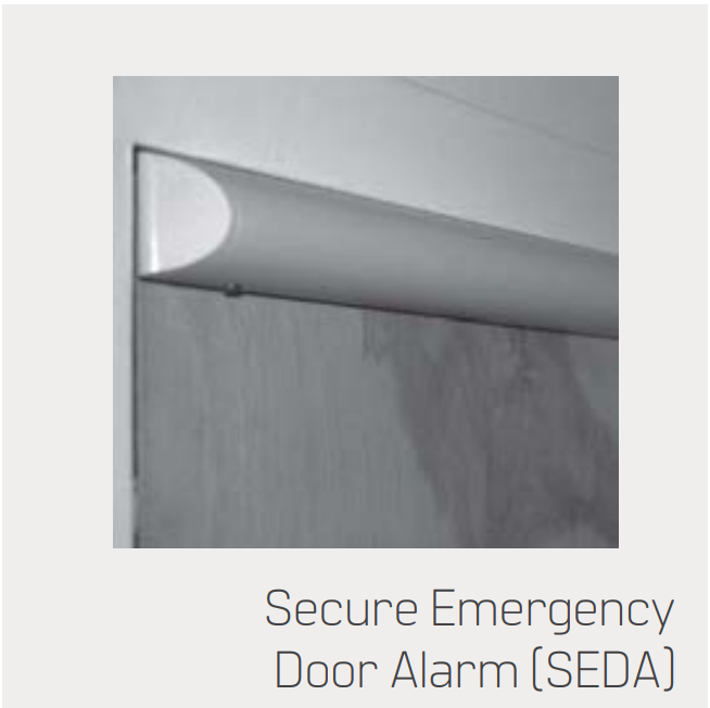 Secure Emergency Door Alarm installed on Door