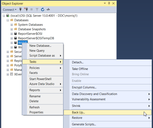 How to Backup Your Database Using SQL Management Studio – KNOWLEDGE BASE